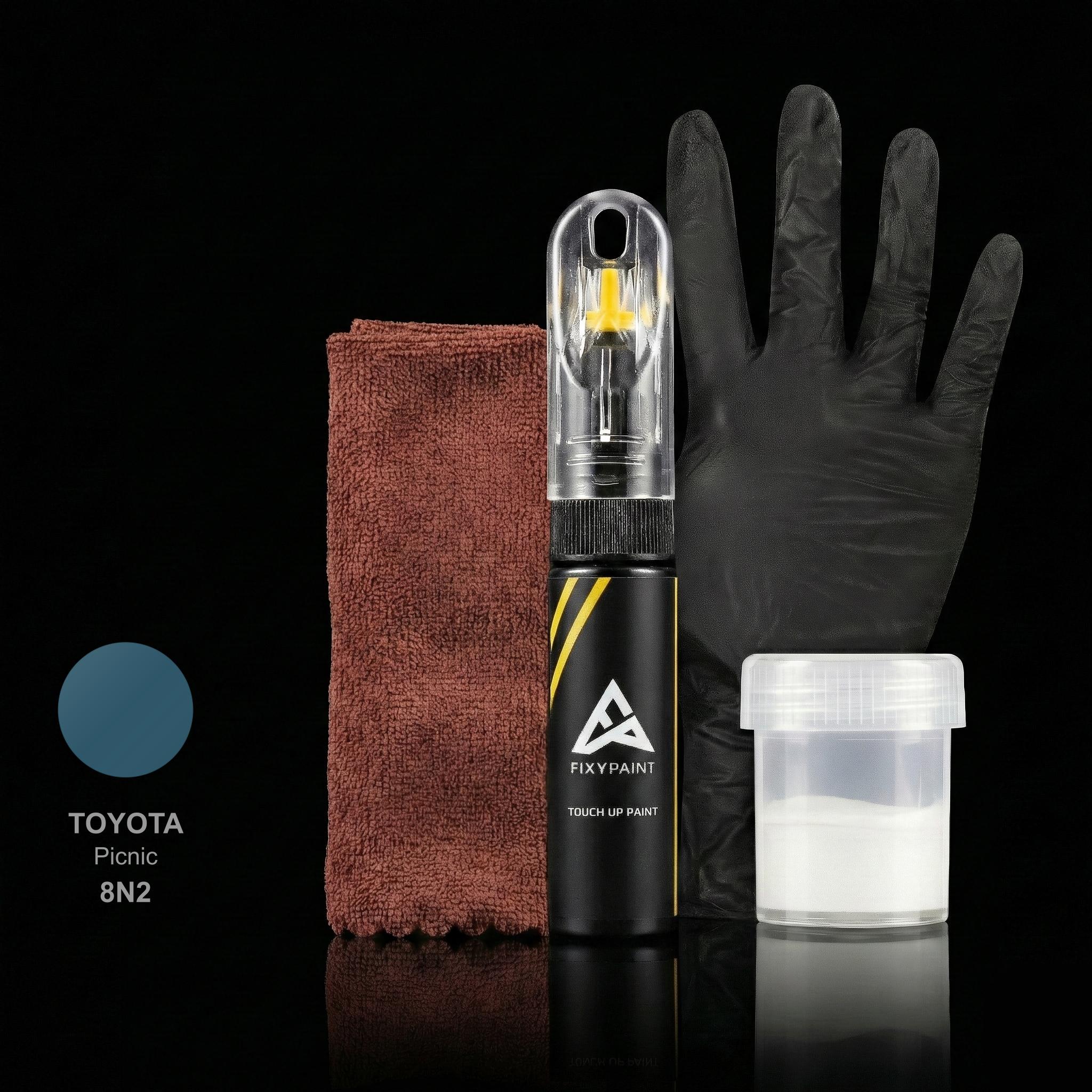 Toyota Picnic touch up paint kit - BLUE METALLIC ARGENTUM 8N2 scratch repair