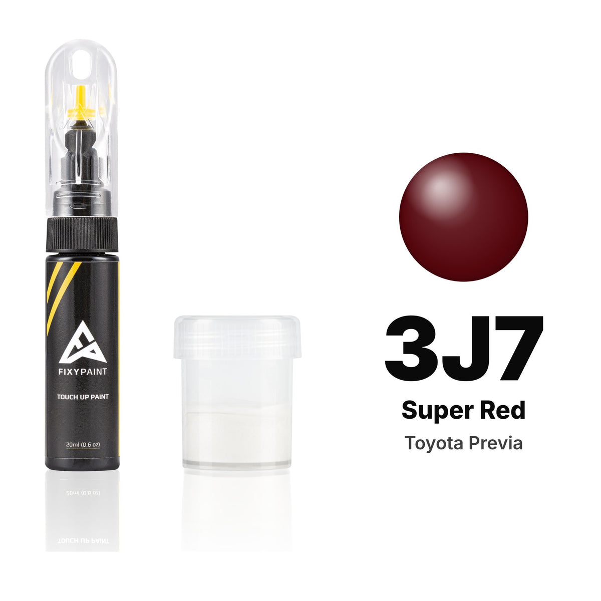 Touch-up paint for Toyota Previa 3J7 Super Red, Standard kit
