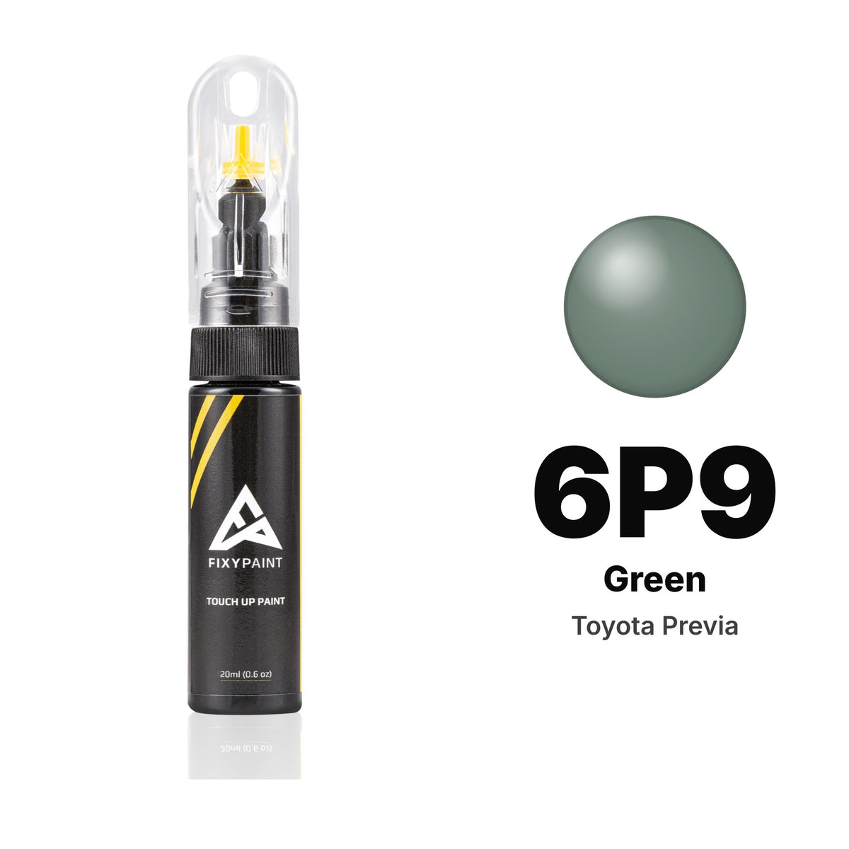 Touch-up paint for Toyota Previa 6P9 Green, Basic kit