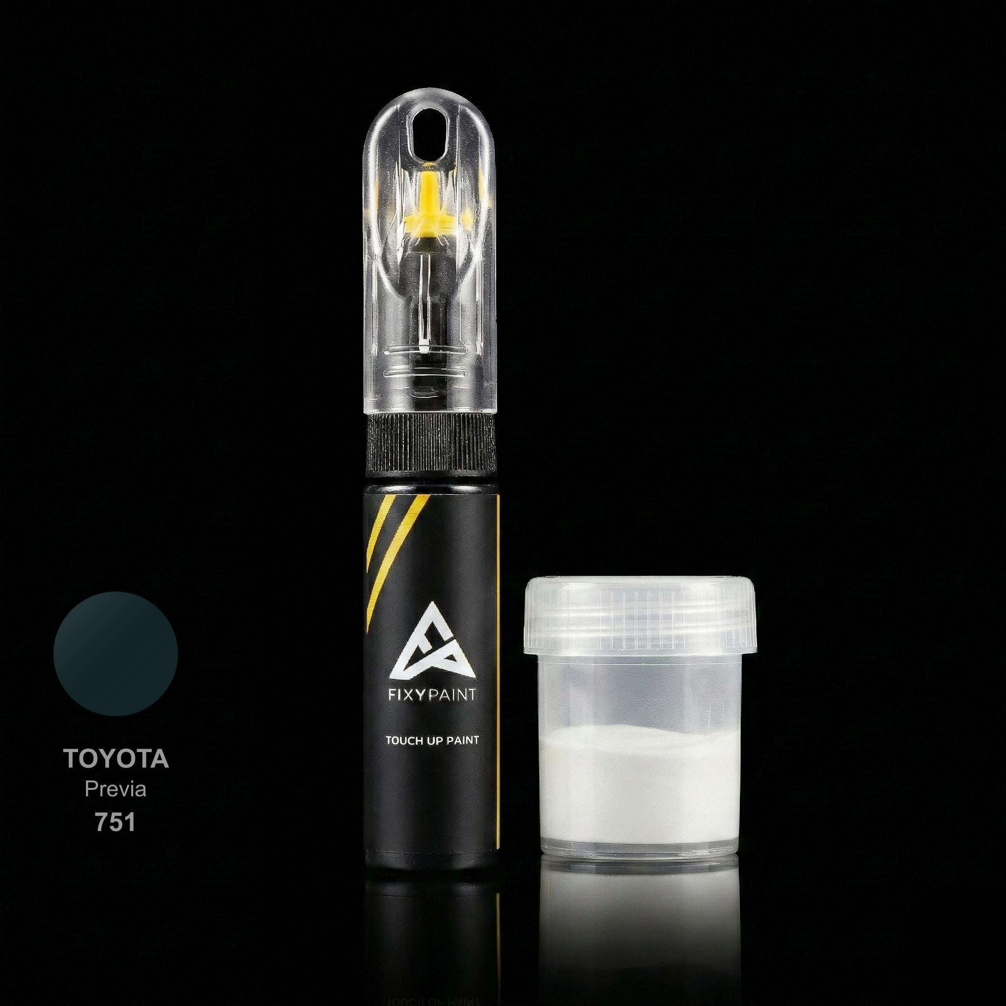 Toyota Previa touch up paint kit - DARK TEAL GREEN 751 scratch repair