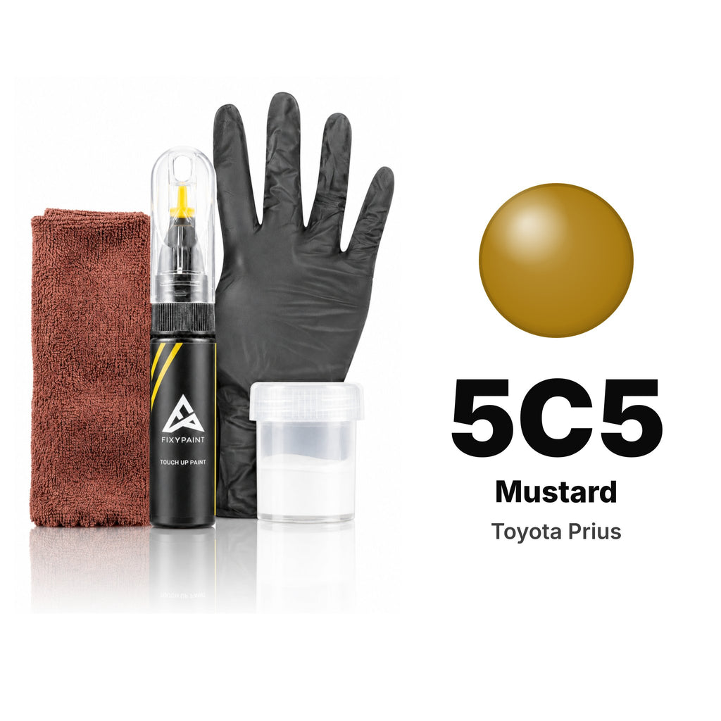Touch-up paint for Toyota Prius 5C5 Mustard, Complete kit