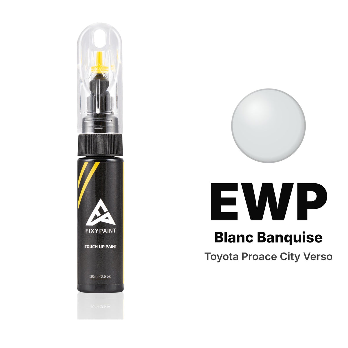 Vernice ritocco per Toyota Proace City Verso – EWP Blanc Banquise (2020–2024), kit Base