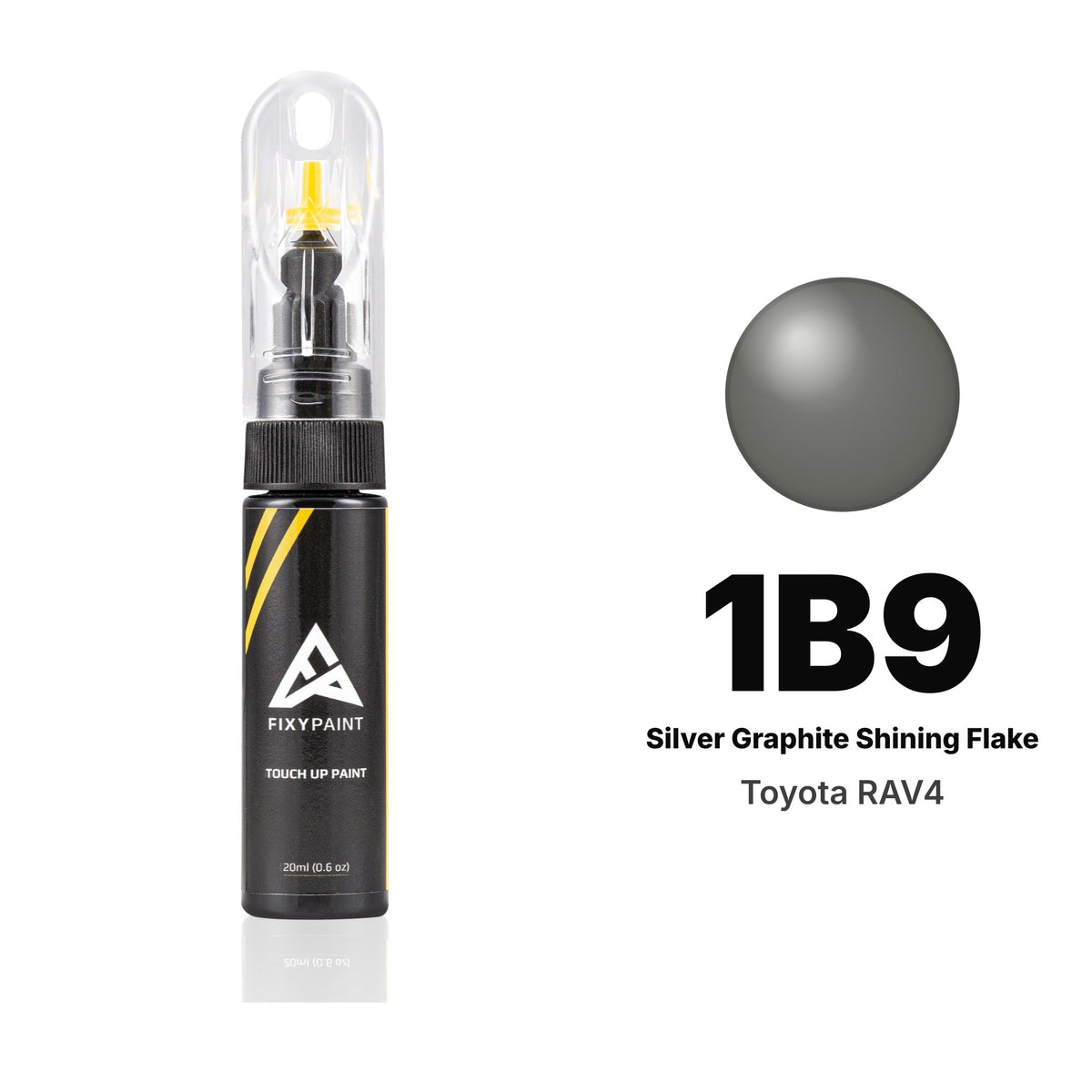 Toyota RAV4 1B9 Silver Graphite Shining Flake touch-up paint, Basic kit