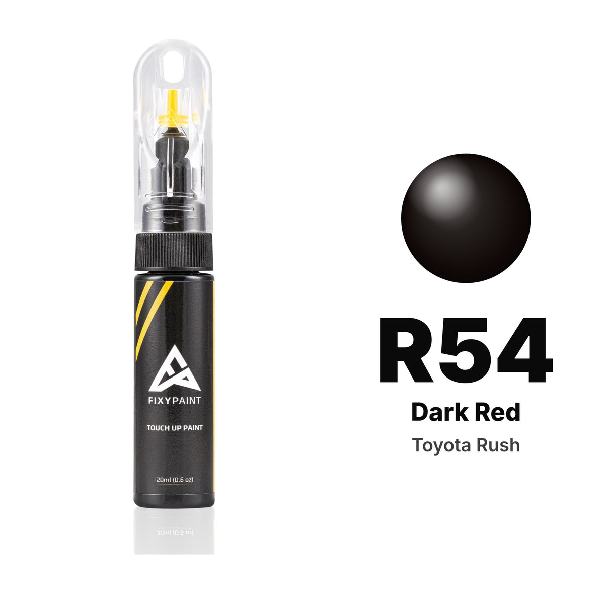 Touch-up paint for Toyota Rush R54 Dark Red, Basic kit