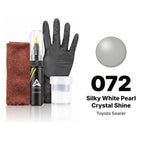 Touch-up paint for Toyota Soarer 072 Silky White Pearl Crystal Shine, Complete kit