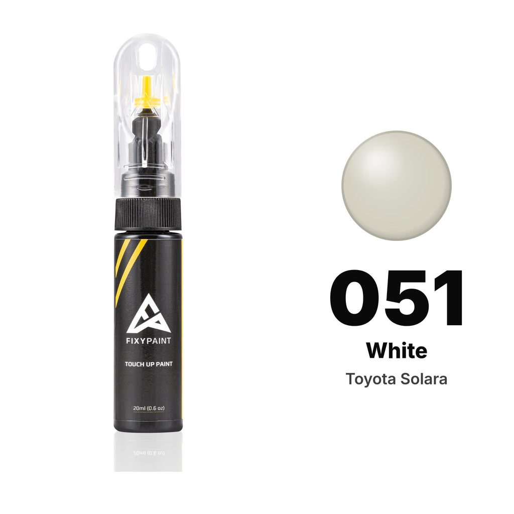 Touch-up paint for Toyota Solara 051 White, Basic kit