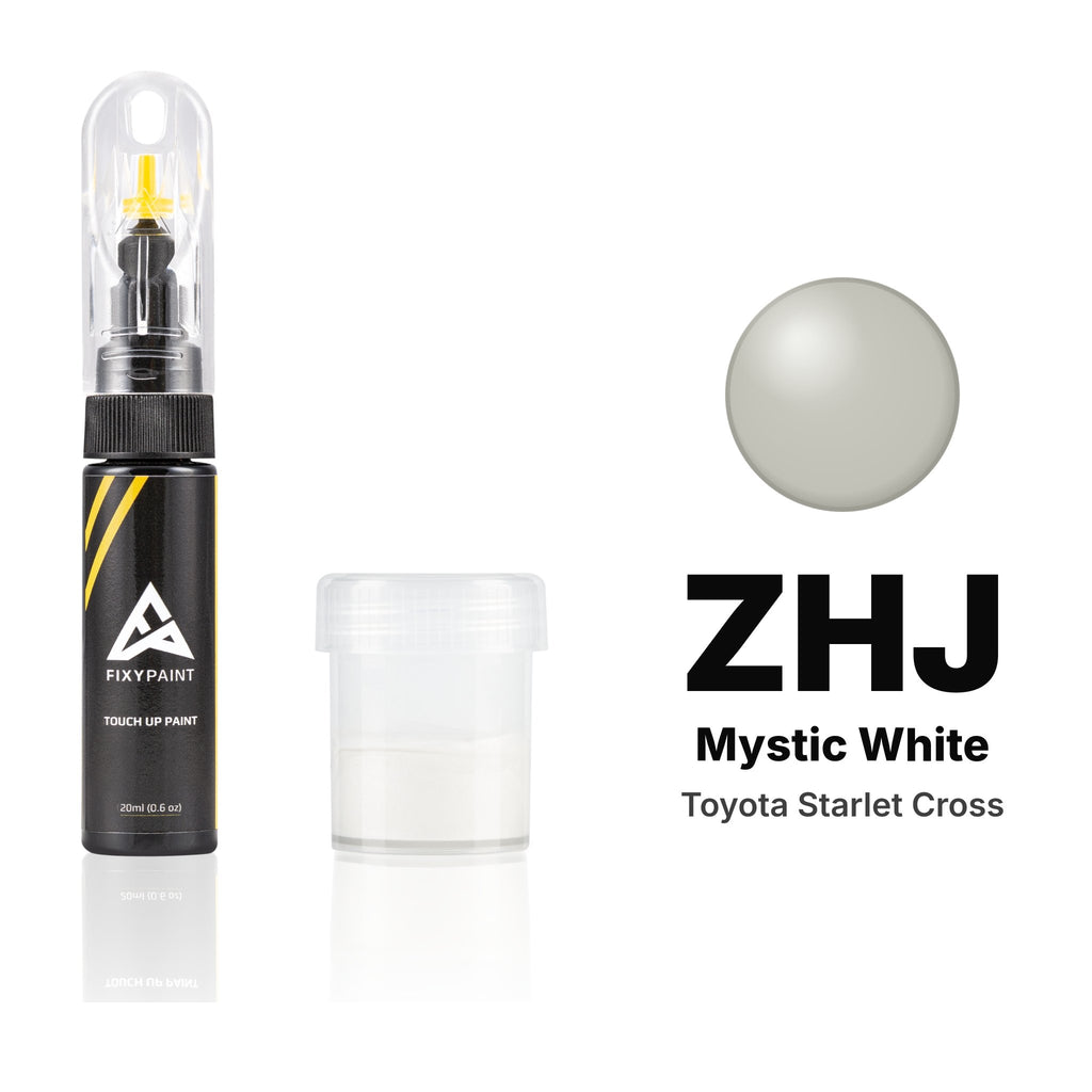 Touch-up paint for Toyota Starlet Cross ZHJ Mystic White, Standard kit