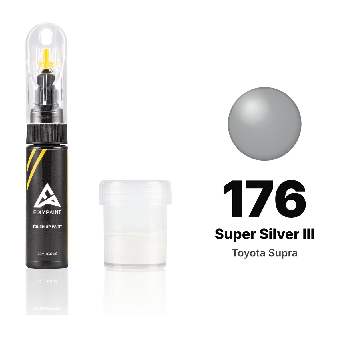 Touch-up paint for Toyota Supra 176 Super Silver III, Standard kit