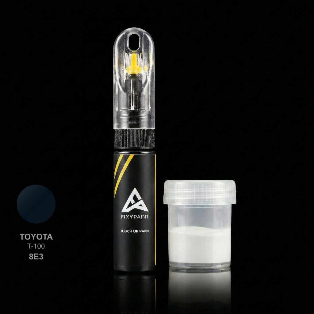 Toyota T-100 touch up paint kit - DARK BLUE PEARL 8E3 scratch repair