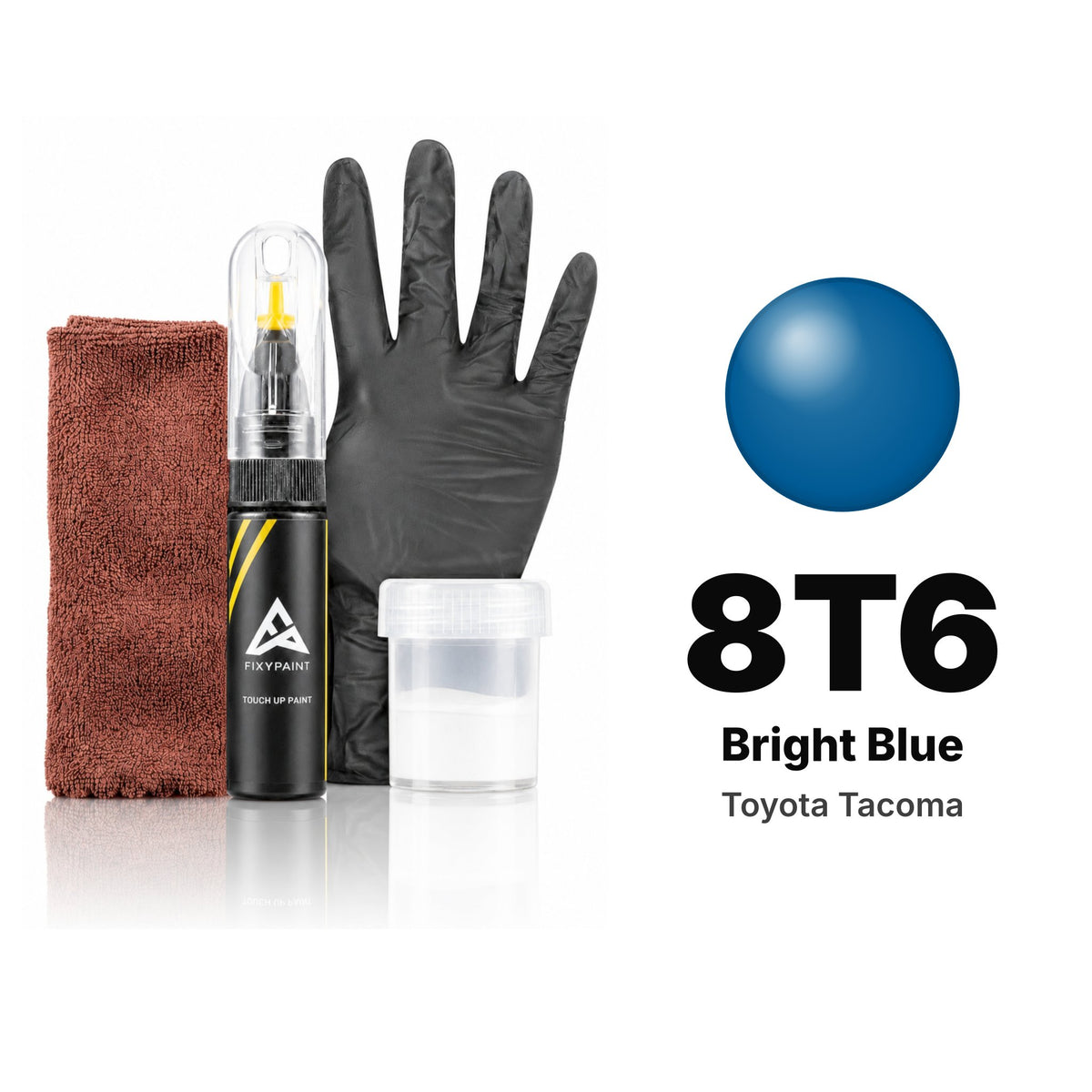 Vernice ritocco per Toyota Tacoma – 8T6 Bright Blue (2019–2021), kit Completo