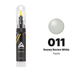 Pintura de retoque para Toyota – 011 Snowy Ravine White (todos los modelos, 1972–1975), kit Básico