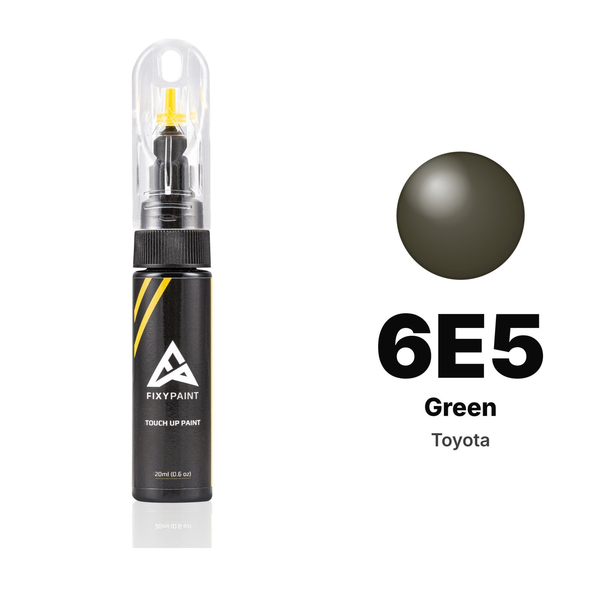 Touch-up paint for Toyota 6E5 Green, Basic kit