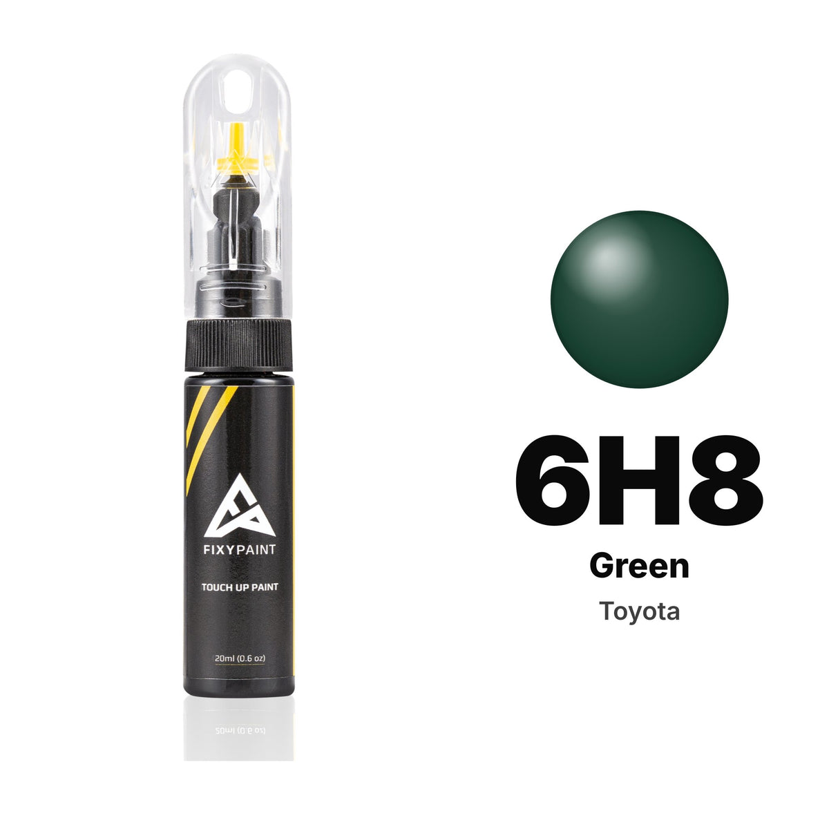 Touch-up paint for Toyota 6H8 Green, Basic kit