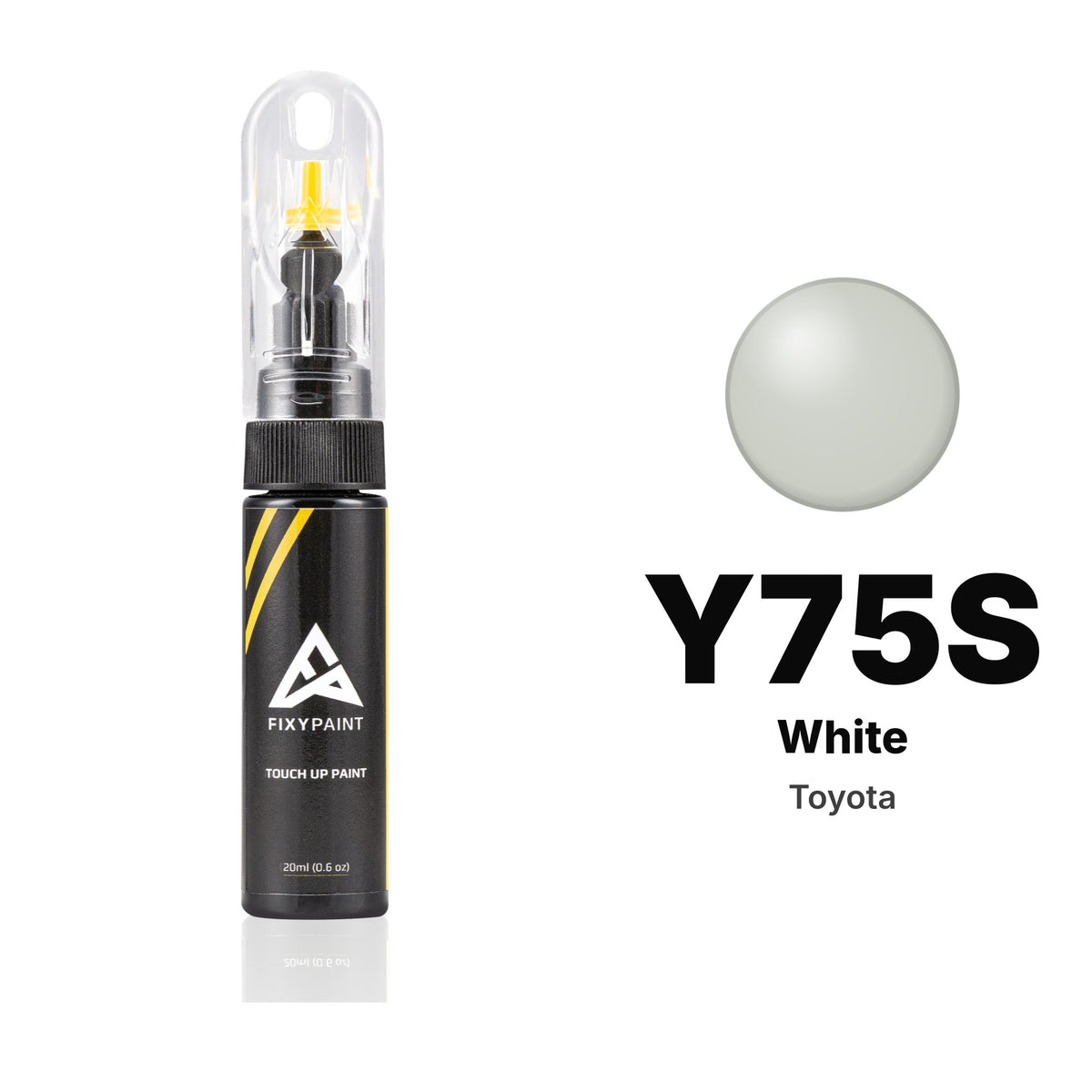 Vernice ritocco per Toyota – Y75S White (tutti i modelli, 1985–1987), kit Base