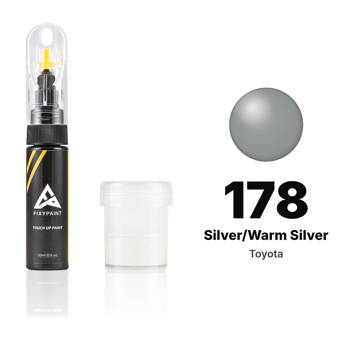 Touch-up paint for Toyota 178 Silver/Warm Silver, Standard kit