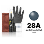 Touch-up paint for Toyota 28A Verde Guardia Civil, Complete kit
