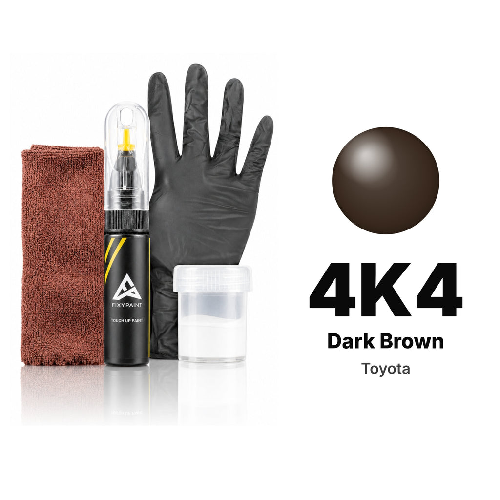 Vernice ritocco per Toyota – 4K4 Dark Brown (tutti i modelli, 1989–1990), kit Completo