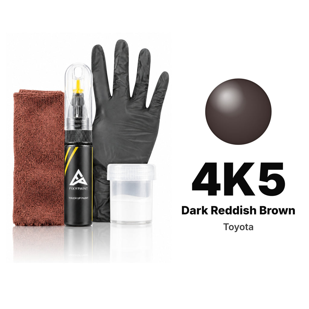 Touch-up paint for Toyota 4K5 Dark Reddish Brown, Complete kit