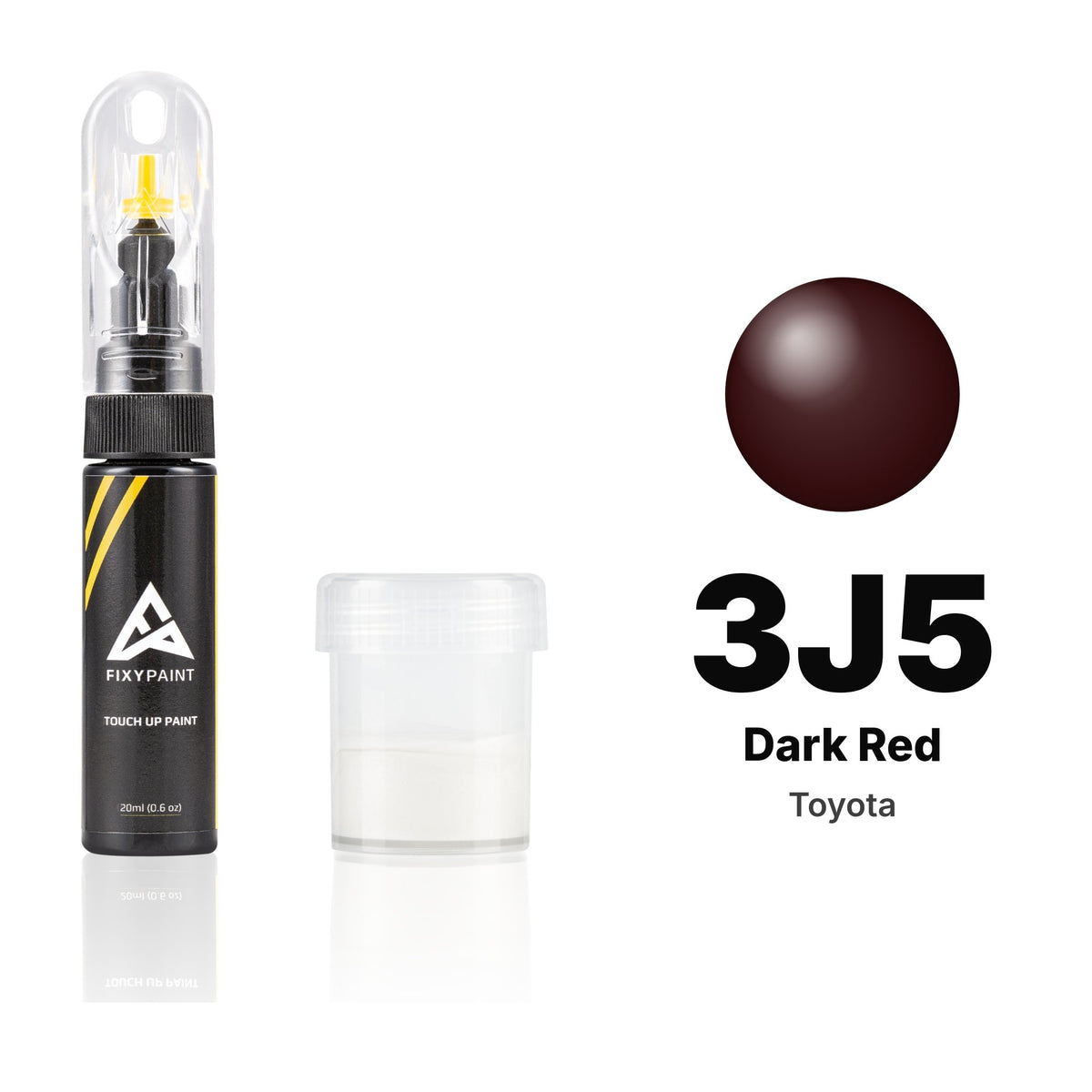 Touch-up paint for Toyota 3J5 Dark Red, Standard kit