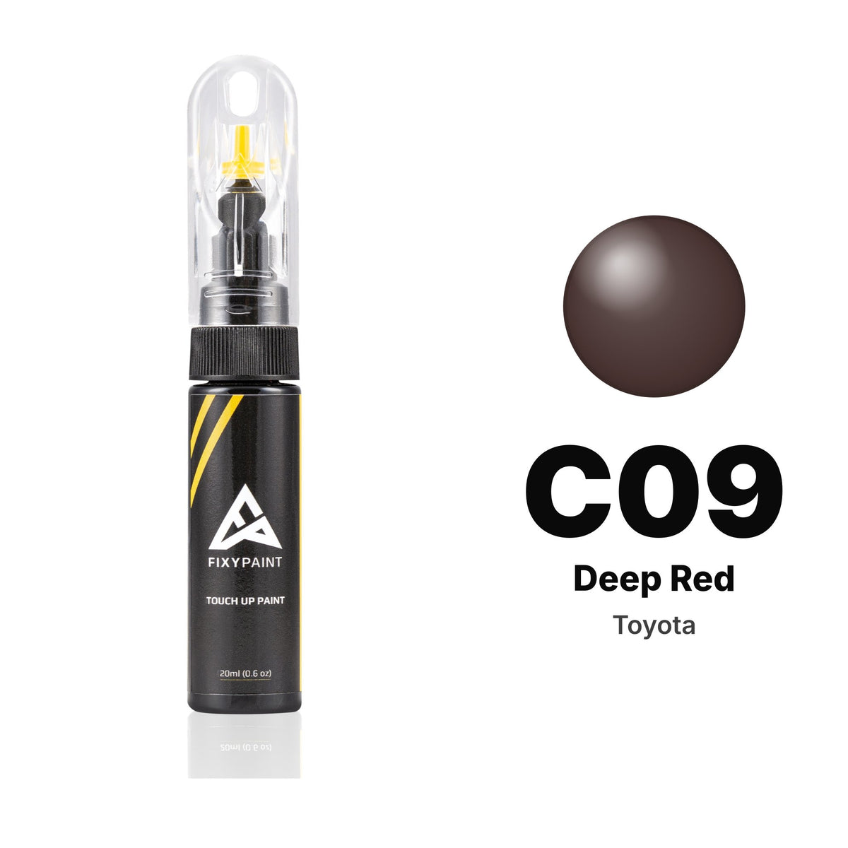 Touch-up paint for Toyota C09 Deep Red, Basic kit