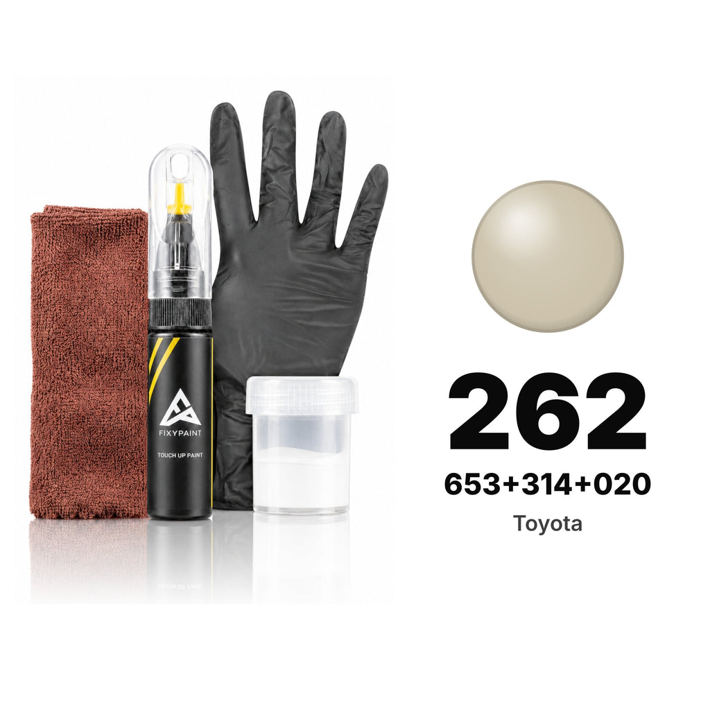 Touch-up paint for Toyota 262 653+314+020, Complete kit