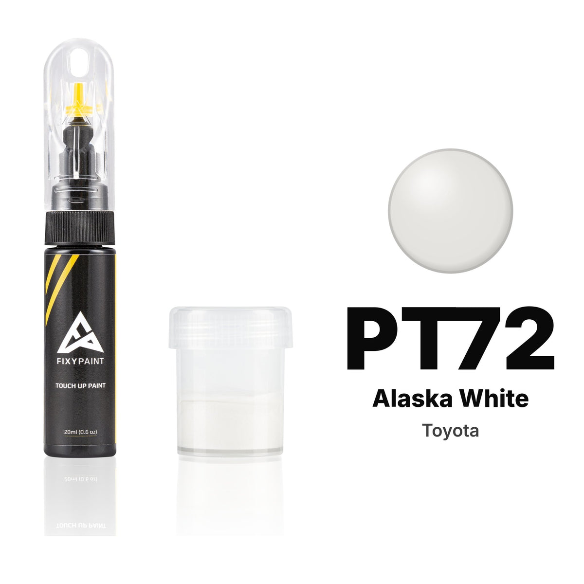 Touch-up paint for Toyota PT72 Alaska White, Standard kit