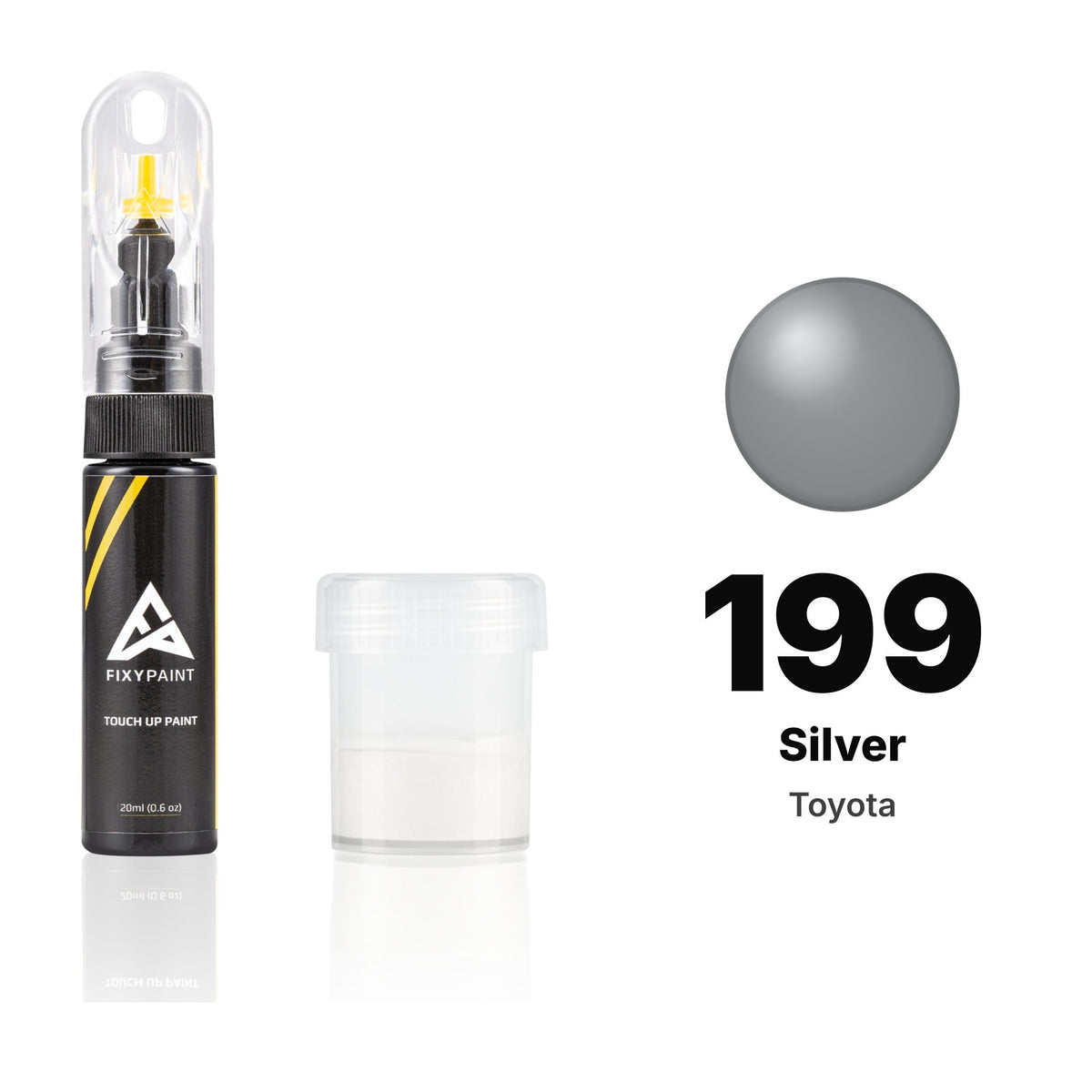 Touch-up paint for Toyota 199 Silver, Standard kit