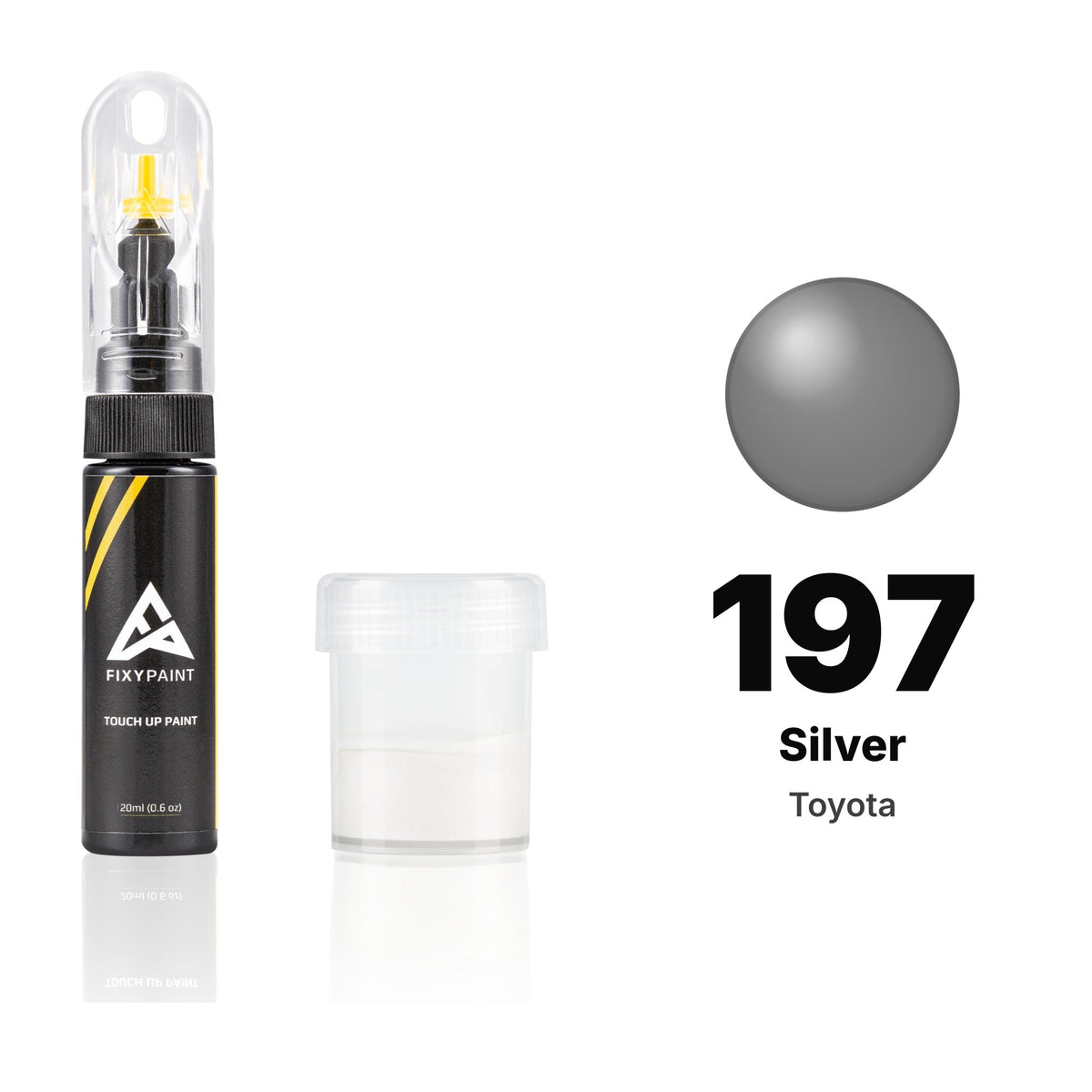 Touch-up paint for Toyota 197 Silver, Standard kit