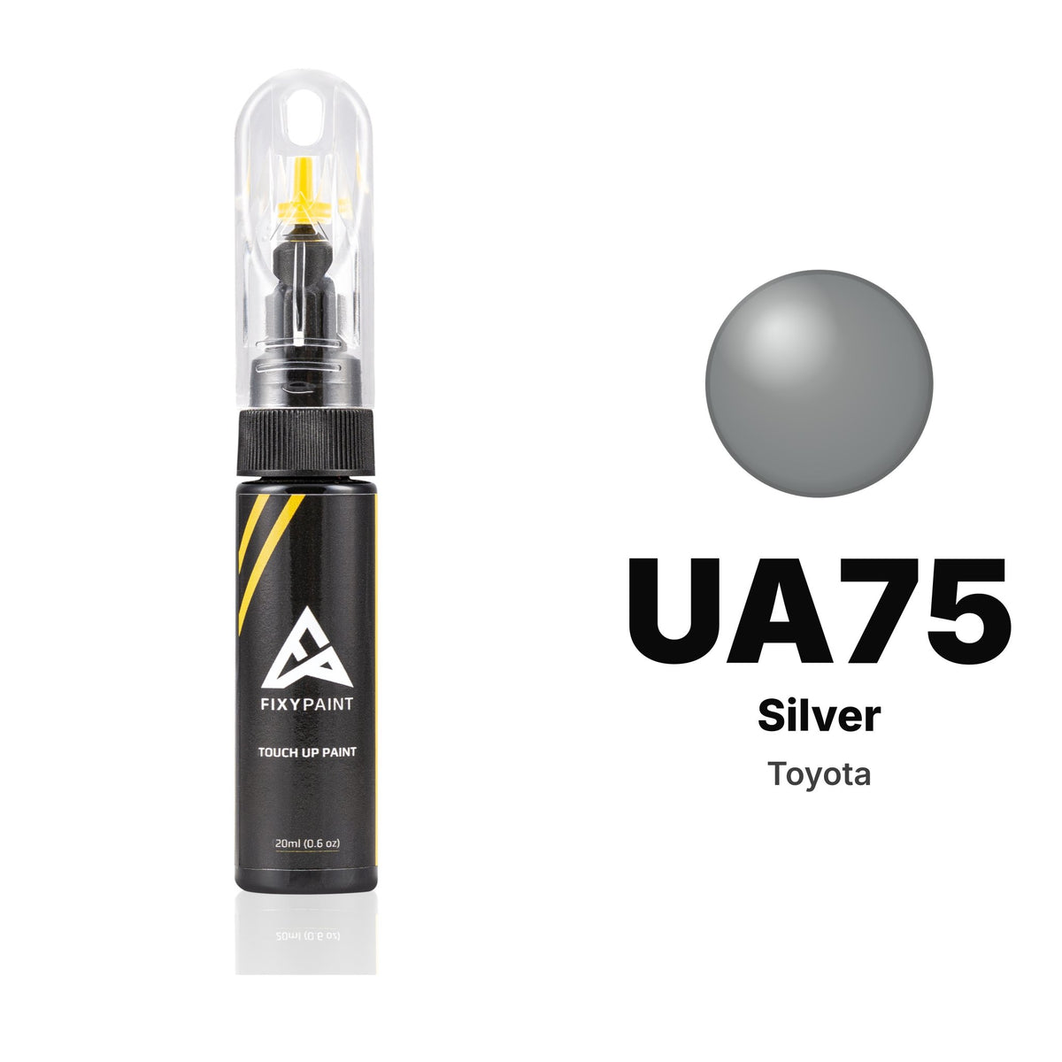 Touch-up paint for Toyota UA75 Silver, Basic kit