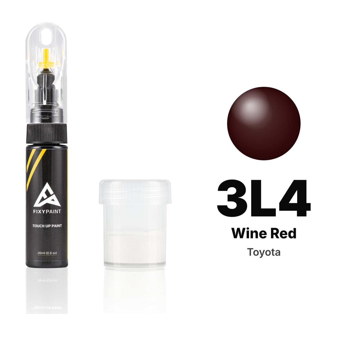 Touch-up paint for Toyota 3L4 Wine Red, Standard kit