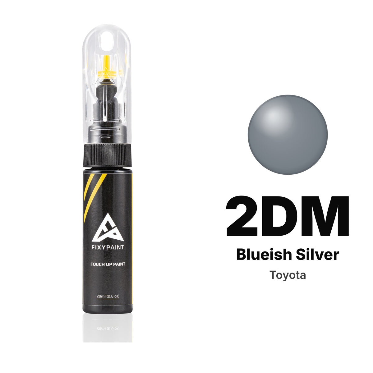 Pintura de retoque para Toyota – 2DM Blueish Silver (todos los modelos, 1997), kit Básico