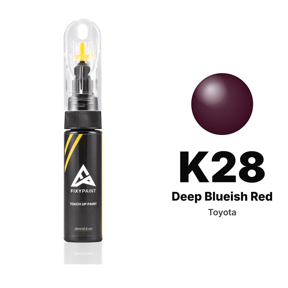 Peinture de retouche pour Toyota – K28 Deep Blueish Red (tous modèles, 1997), kit Basique