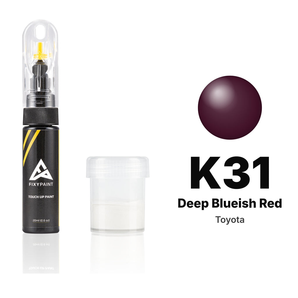 Pintura de retoque para Toyota – K31 Deep Blueish Red (todos los modelos, 1997), kit Estándar