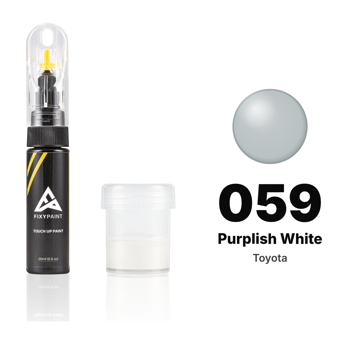Lackstift für Toyota – 059 Purplish White (alle Modelle, 1997–2004), Set Standard