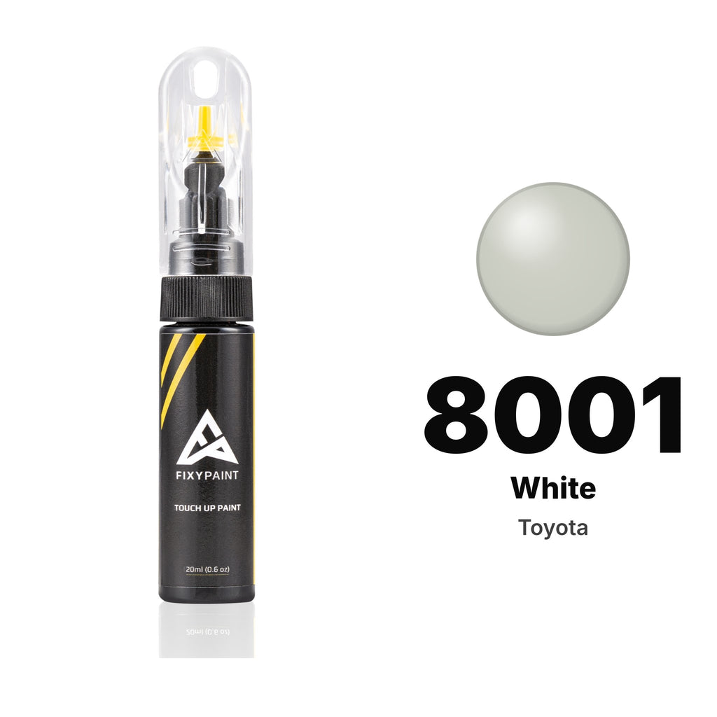 Touch-up paint for Toyota 8001 White, Basic kit