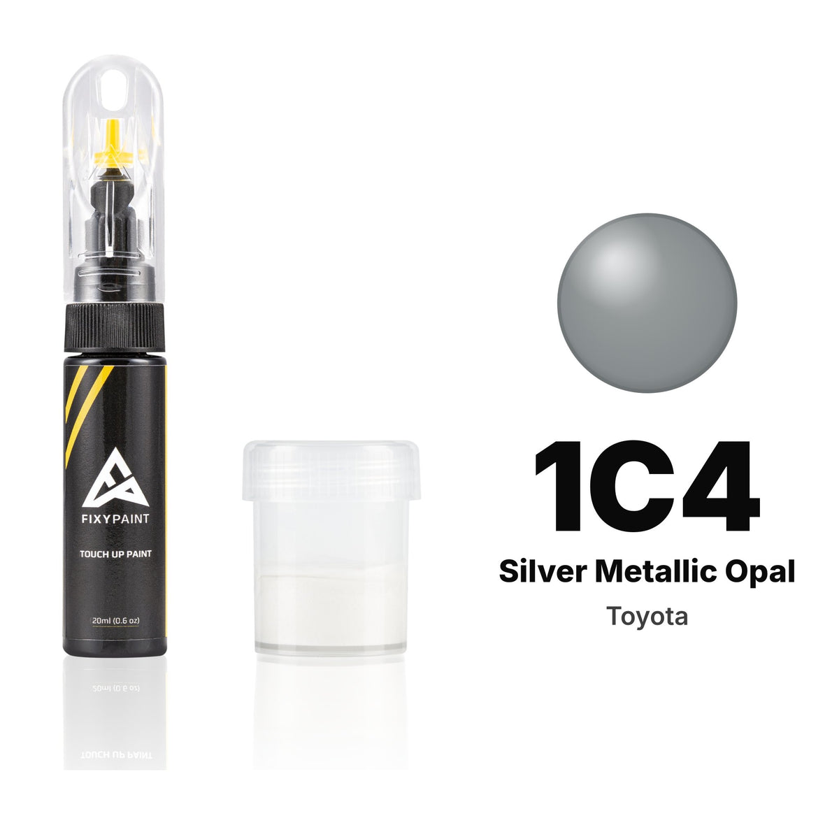 Touch-up paint for Toyota 1C4 Silver Metallic Opal, Standard kit