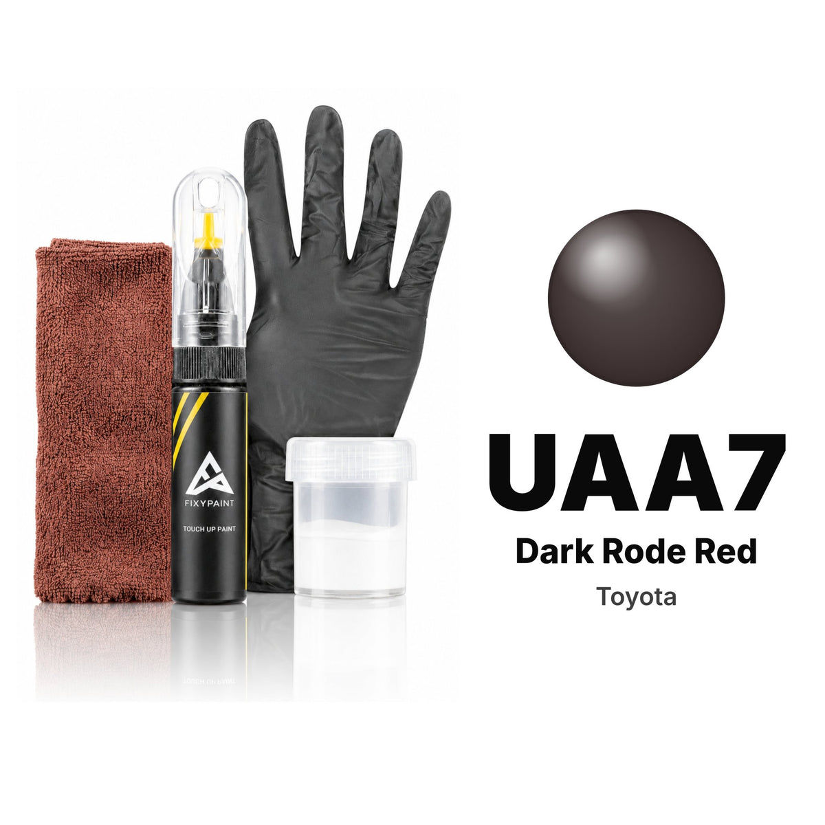 Lackstift für Toyota – UAA7 Dark Rode Red (alle Modelle, 1998–2004), Set Komplett