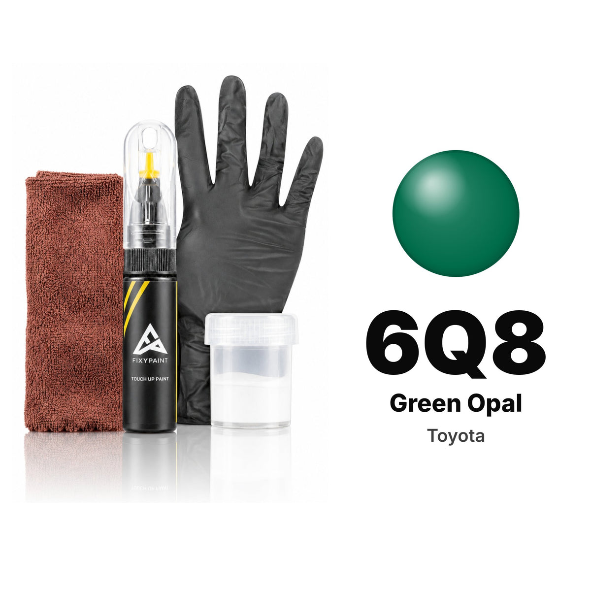Touch-up paint for Toyota 6Q8 Green Opal, Complete kit