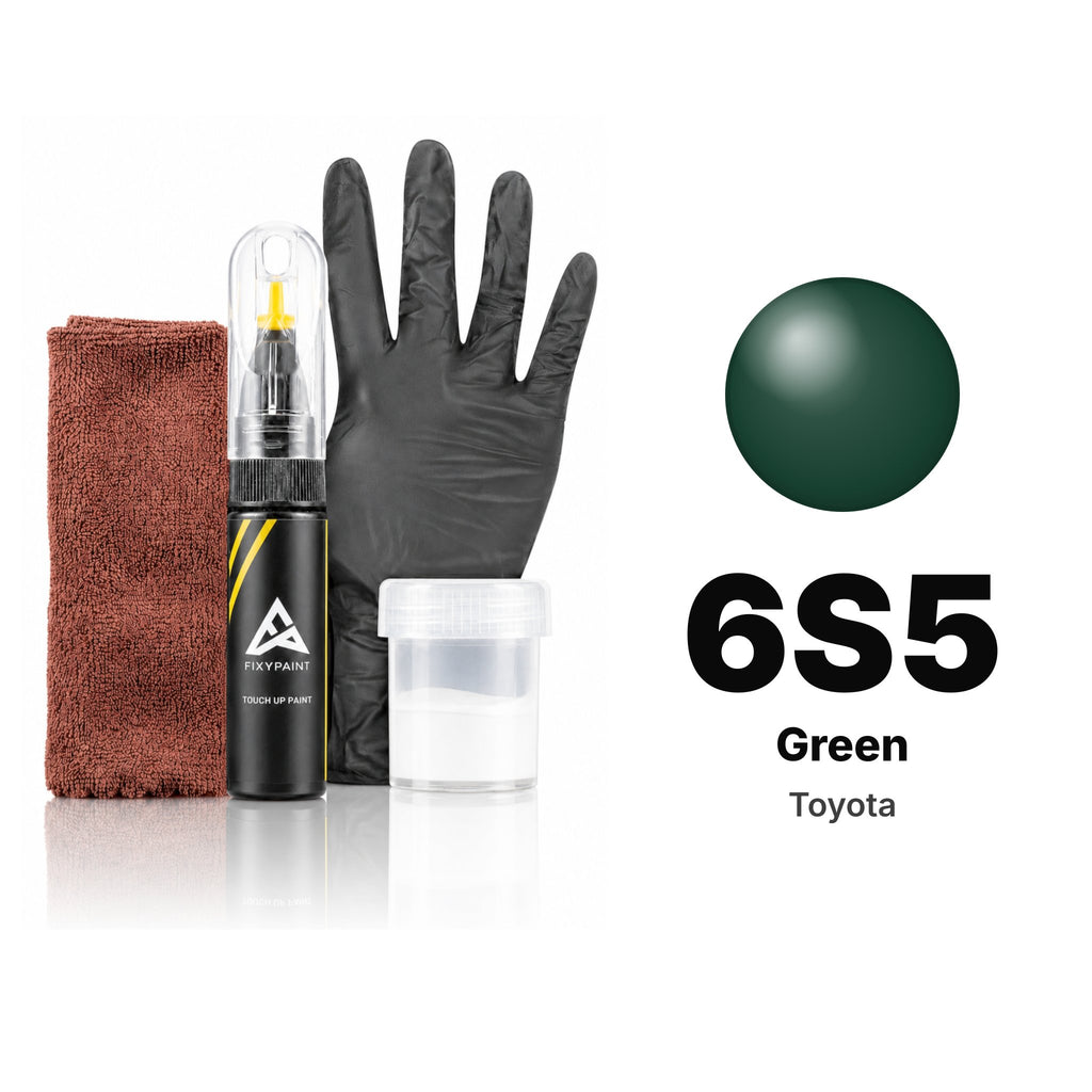 Lackstift für Toyota – 6S5 Green (alle Modelle, 2000–2004), Set Komplett