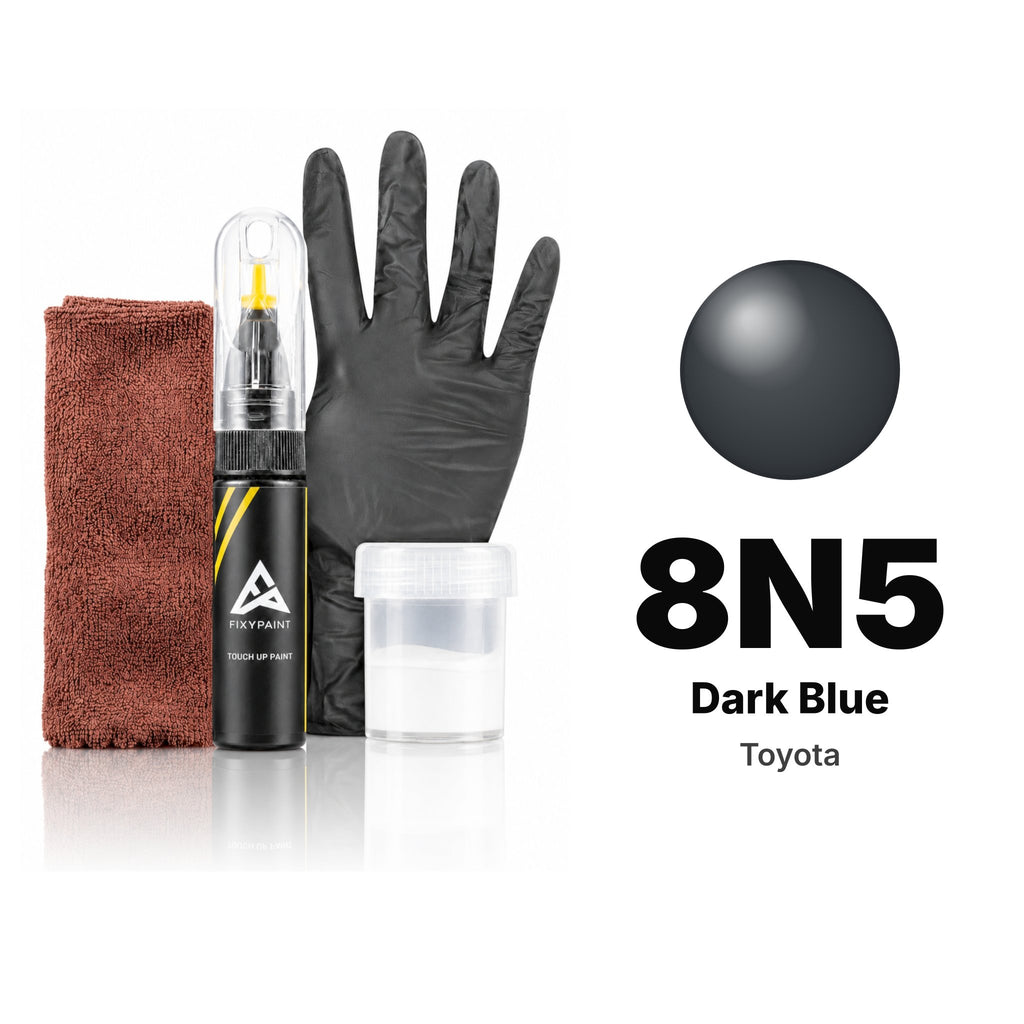 Lackstift für Toyota – 8N5 Dark Blue (alle Modelle, 2000–2004), Set Komplett