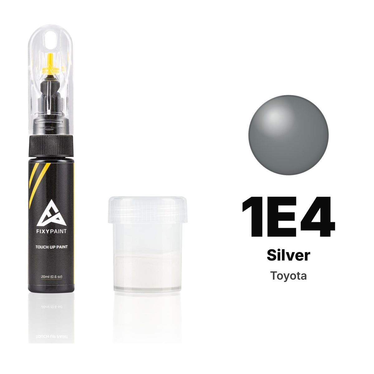 Peinture de retouche pour Toyota – 1E4 Silver (tous modèles, 2001–2004), kit Standard