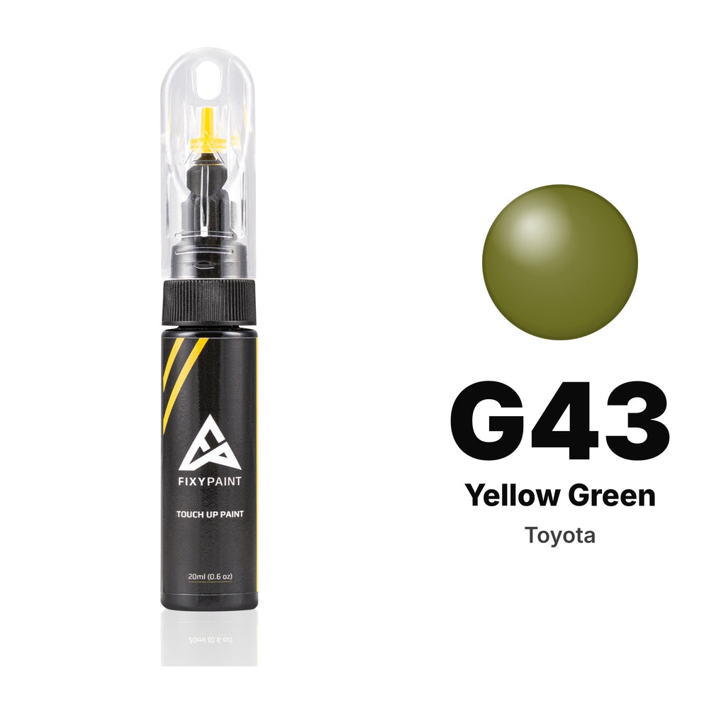 Peinture de retouche pour Toyota – G43 Yellow Green (tous modèles, 2006), kit Basique