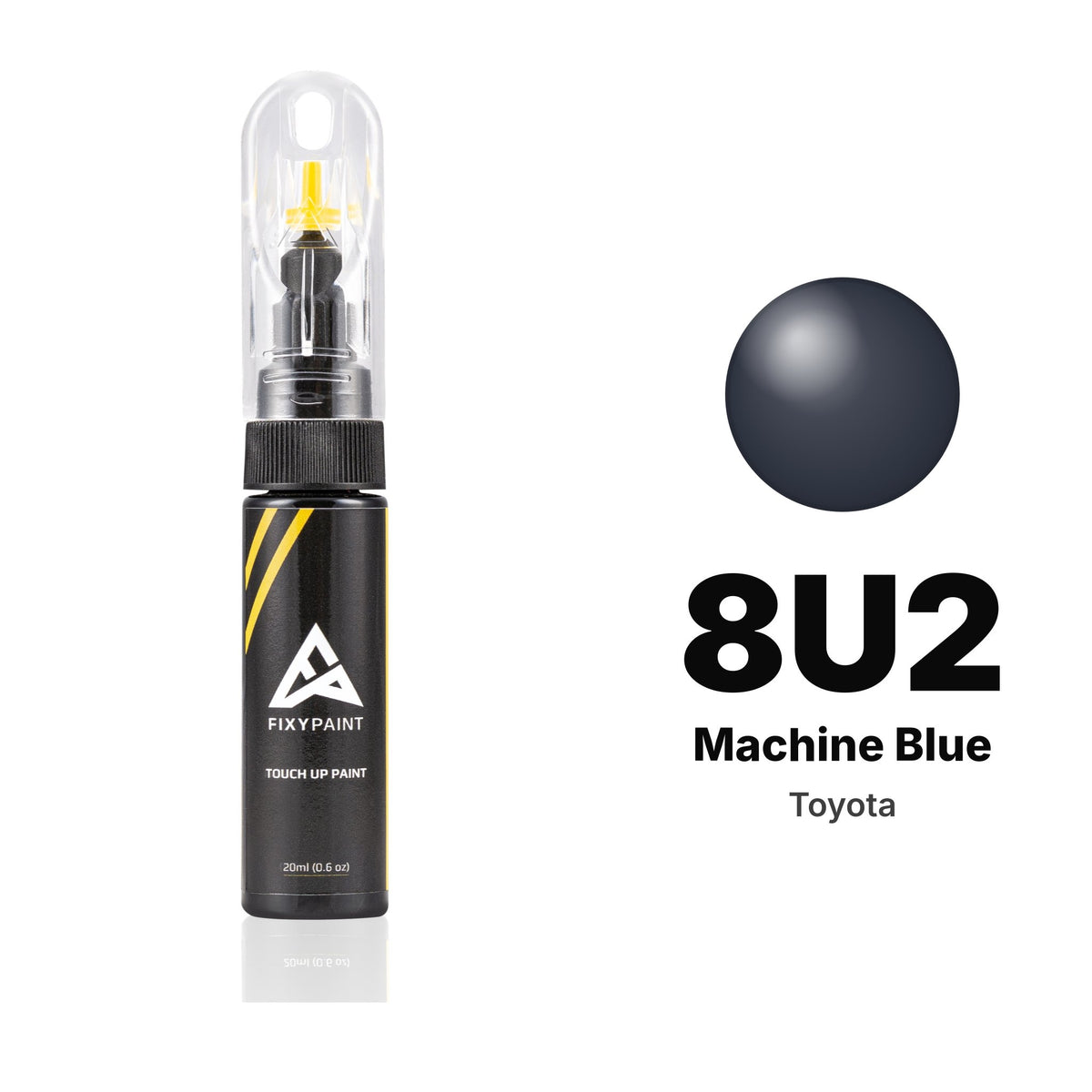 Toyota 8U2 Machine Blue touch-up paint, Basic kit