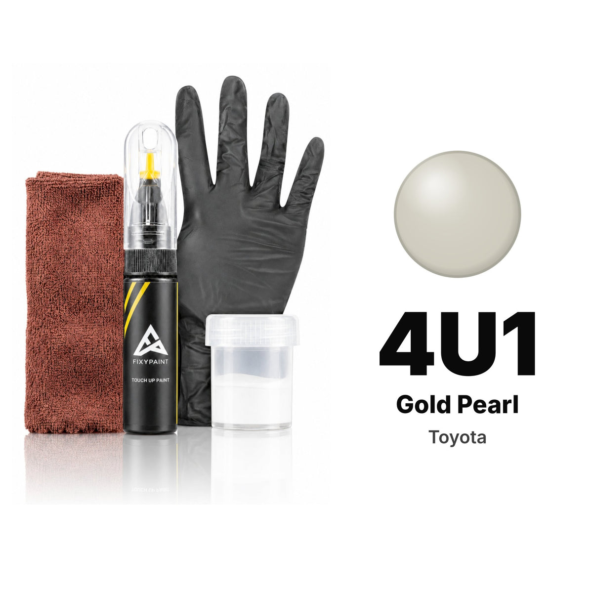 Lackstift für Toyota – 4U1 Gold Pearl (alle Modelle, 2009), Set Komplett