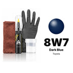 Touch-up paint for Toyota 8W7 Dark Blue, Complete kit