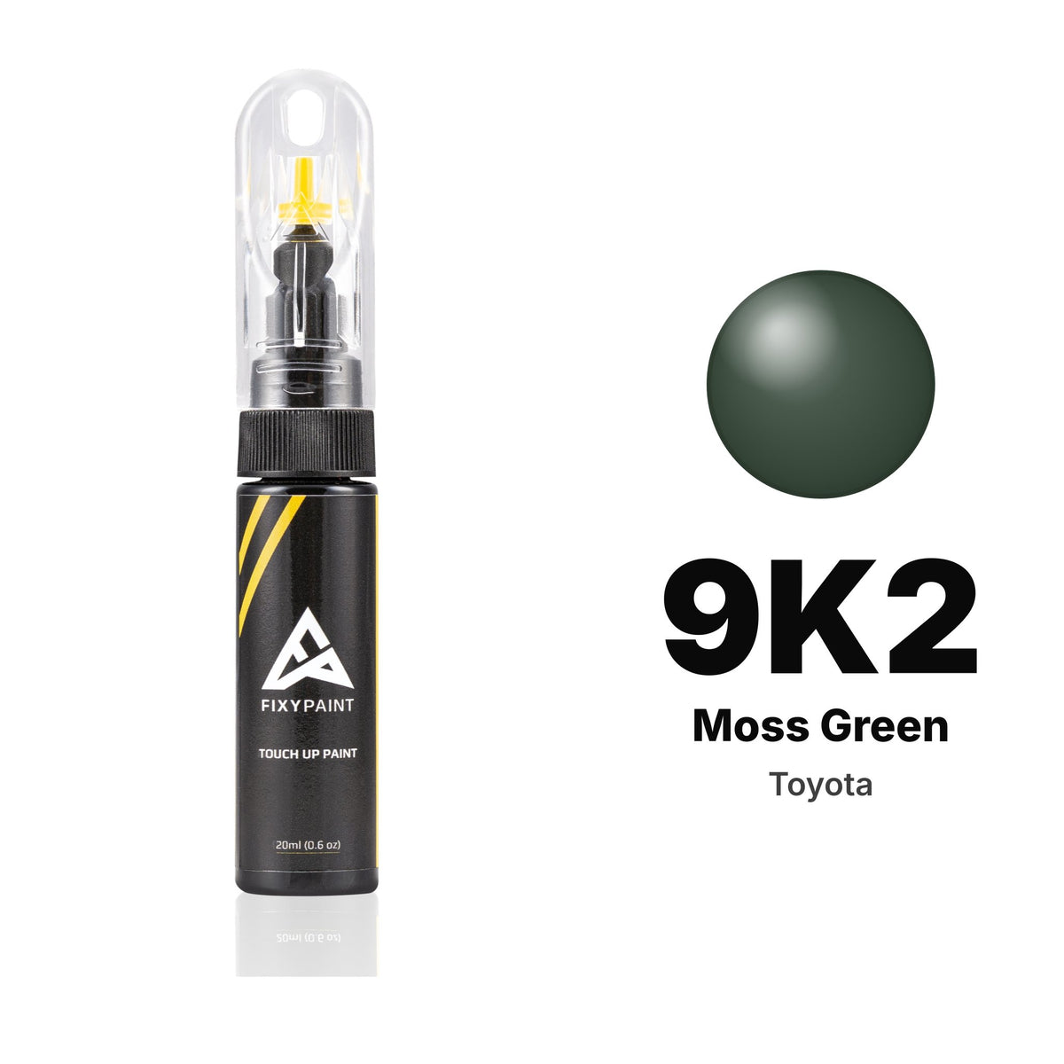 Touch-up paint for Toyota 9K2 Moss Green, Basic kit