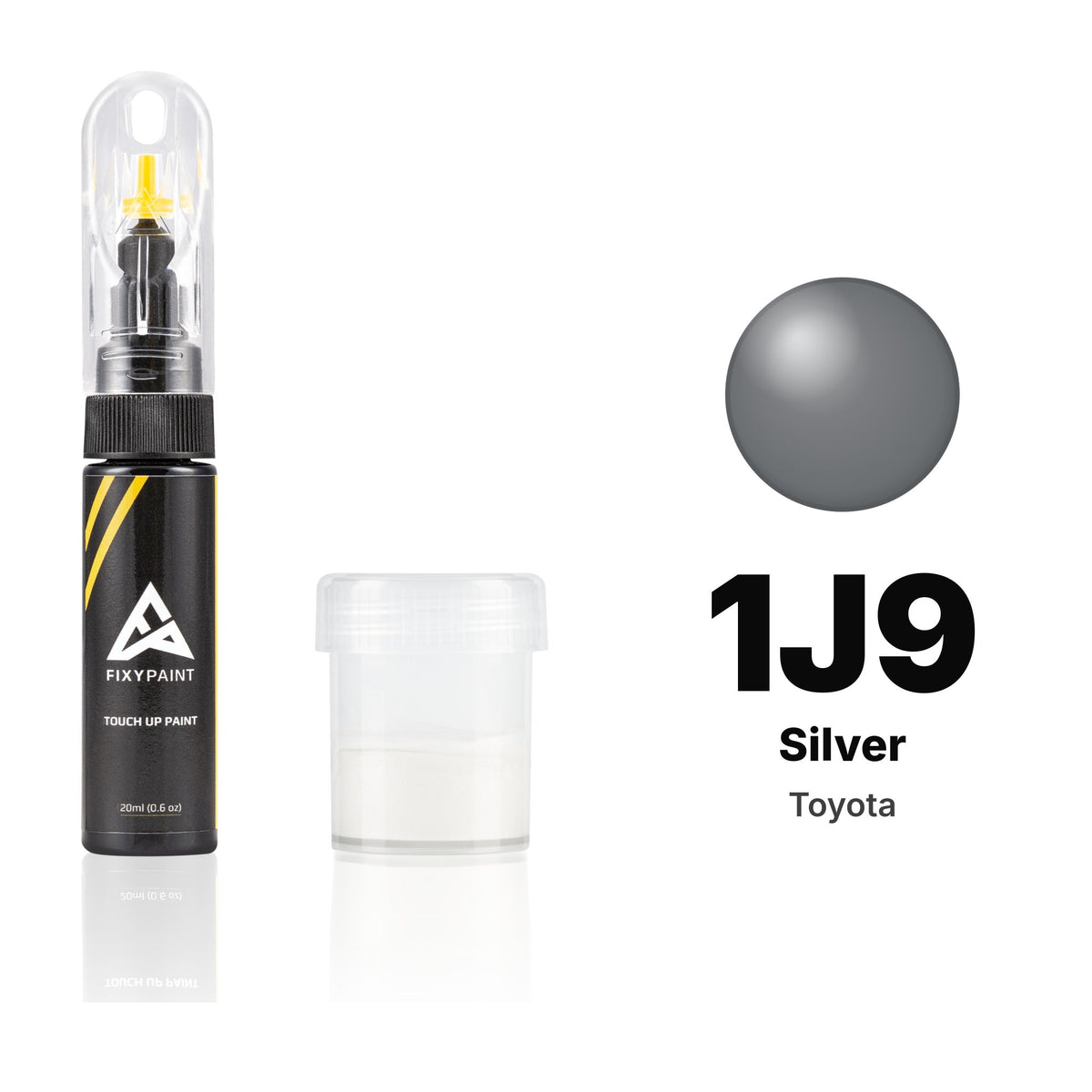 Lackstift für Toyota – 1J9 Silver (alle Modelle, 2014), Set Standard