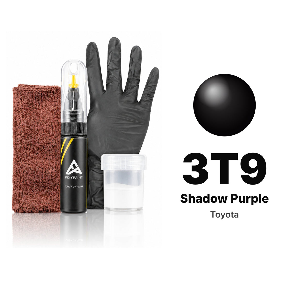 Touch-up paint for Toyota 3T9 Shadow Purple, Complete kit