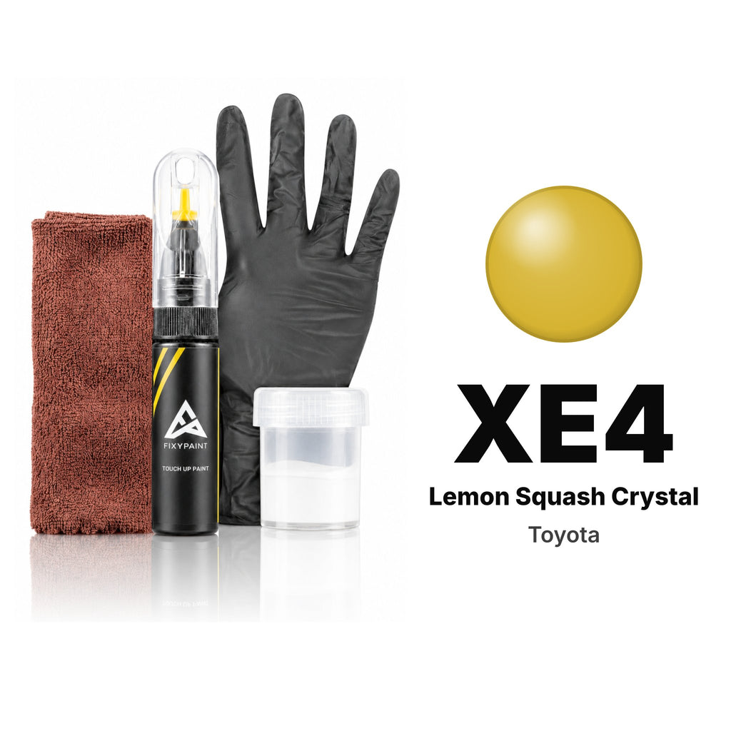 Lackstift für Toyota – XE4 Lemon Squash Crystal (alle Modelle, 2016–2018), Set Komplett