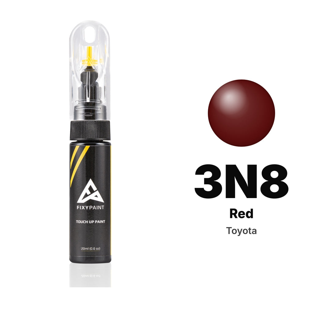 Touch-up paint for Toyota 3N8 Red, Basic kit